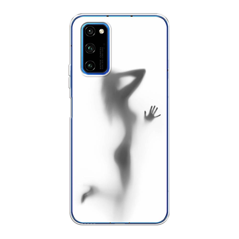

Чехол Awog на Huawei Honor V30 Pro "Стекло в душе", Белый;серый;черный, 611450-7