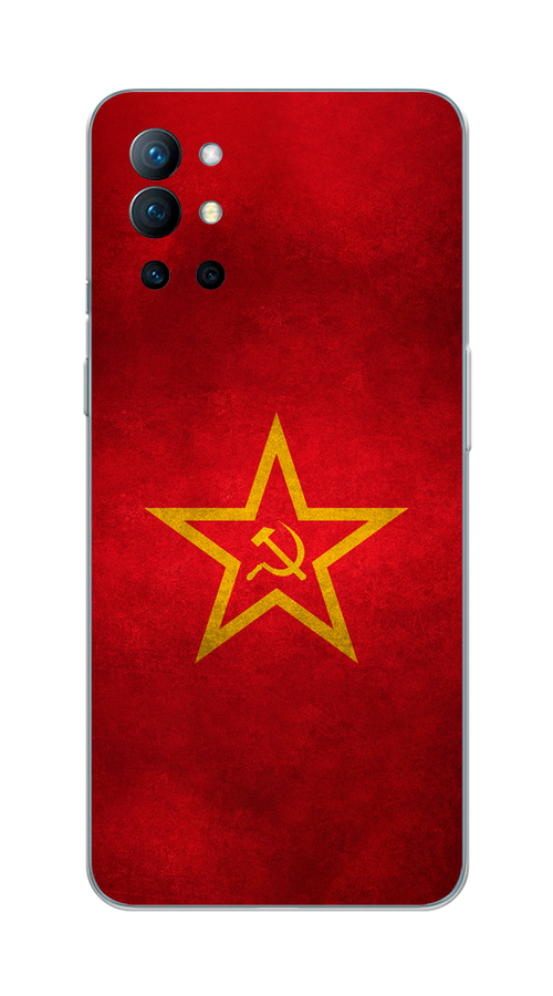 

Чехол Awog на OnePlus 9R / ВанПлас 9R "Красное знамя", Желтый;красный, 151650-10