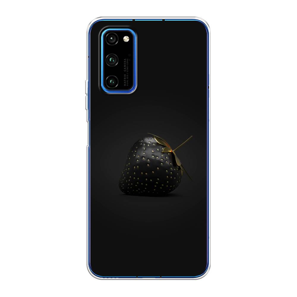 

Чехол Awog на Huawei Honor V30 Pro "Черная клубника", Золотистый;черный;серый, 611450-10