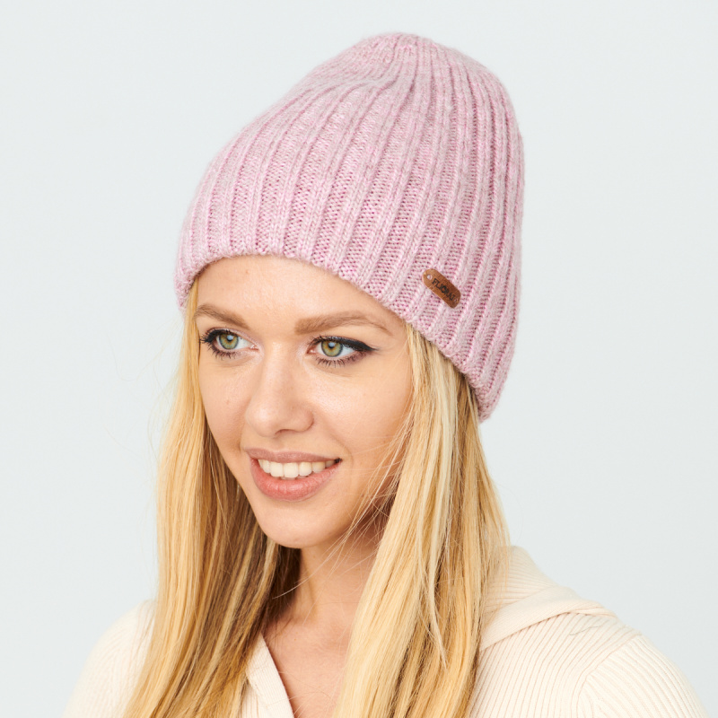 

Шапка бини женская Flioraj 3146 яркая роза р, Розовый, 3146