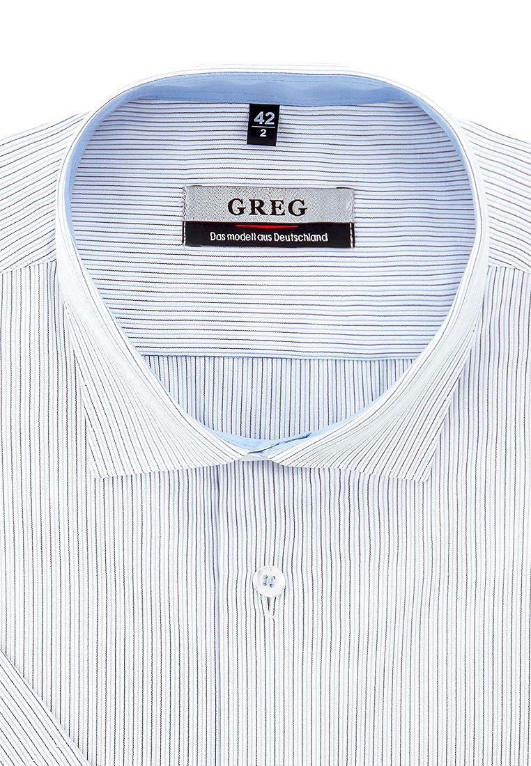 

Рубашка мужская Greg 01-00006019 голубая 38, Голубой, 01-00006019