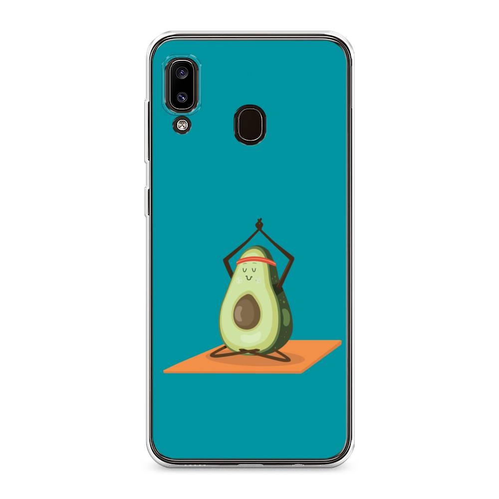 

Чехол на Samsung Galaxy A30 "Расслабься с авокадо", Голубой, 27550-6