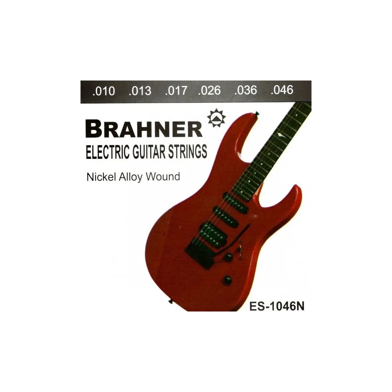 BRAHNER ES-1046N струны для электрогитары 10-46 среднее натяжение 353₽