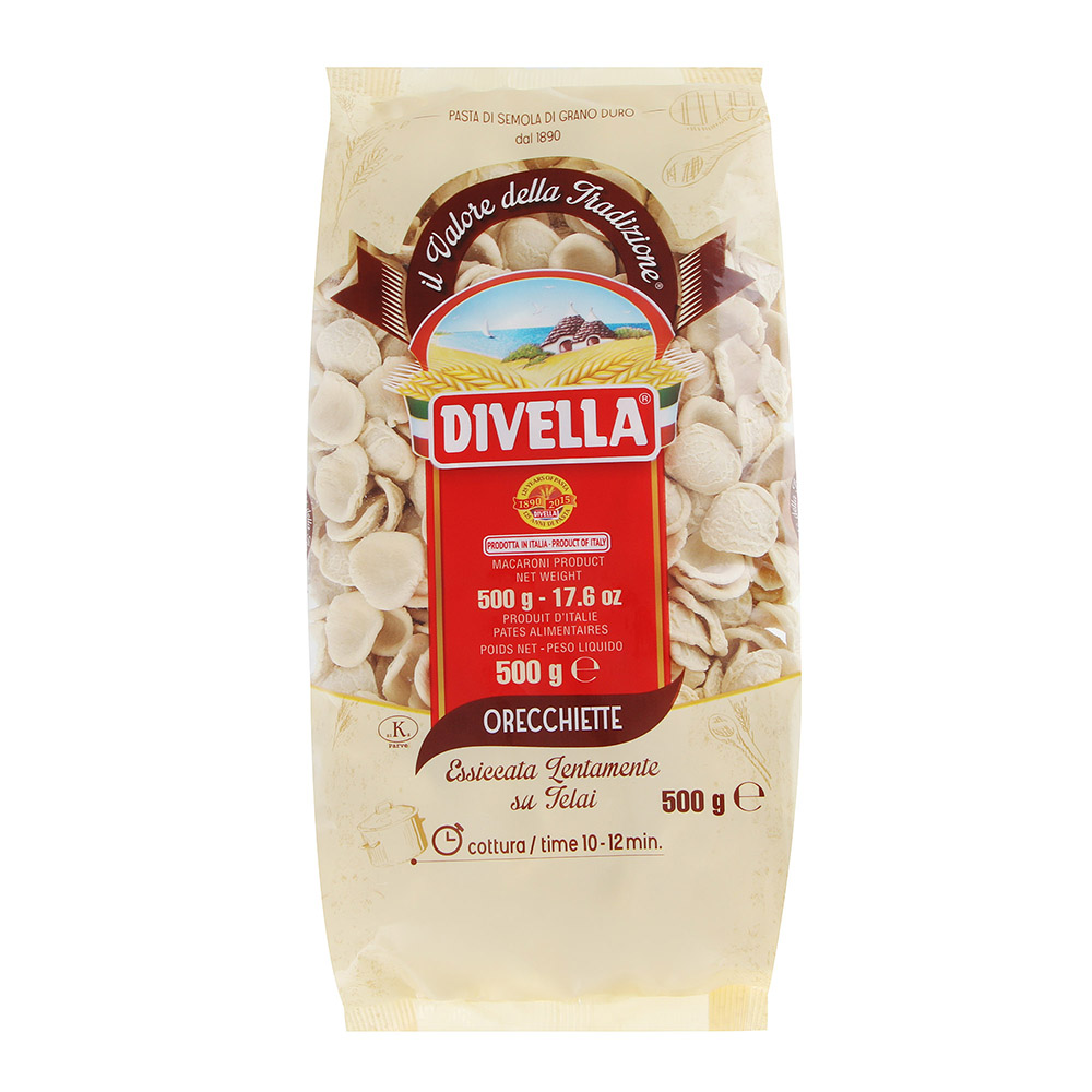 

Макароны Divella Orecchiette ручной работы 500г
