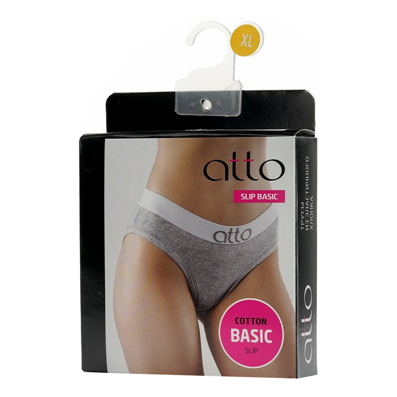 

Трусы женские Atto серые XL, Серый