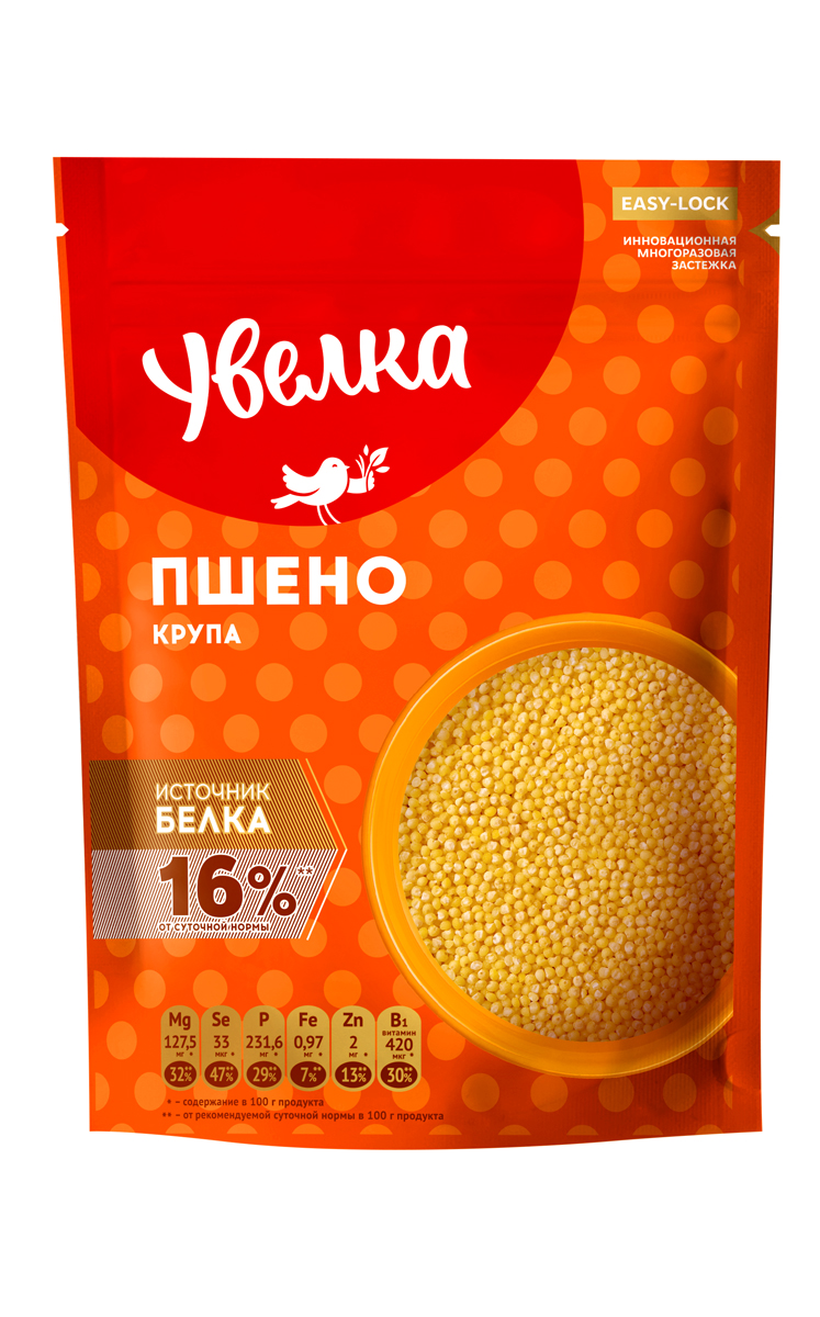 

Пшено Увелка шлифованное 400г