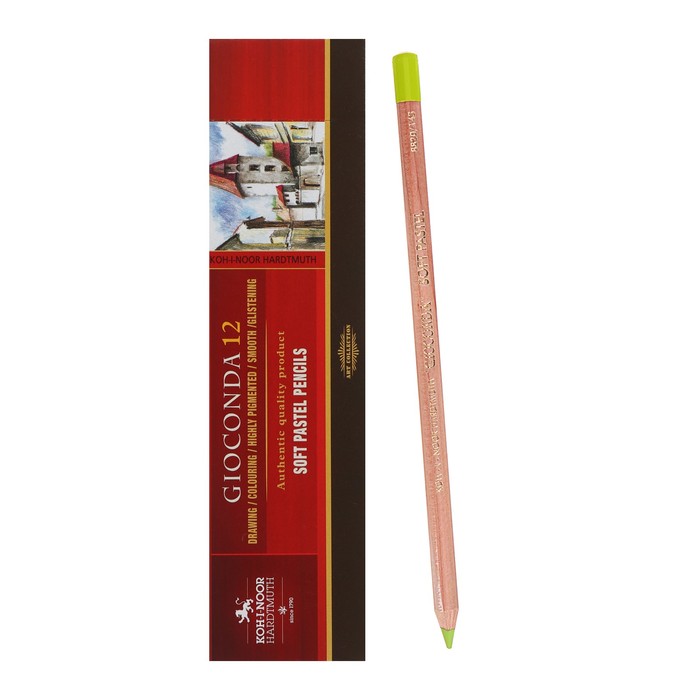 

Пастель сухая в карандаше Koh-I-Noor 8820/143 Gioconda Soft, зеленый лаймовый