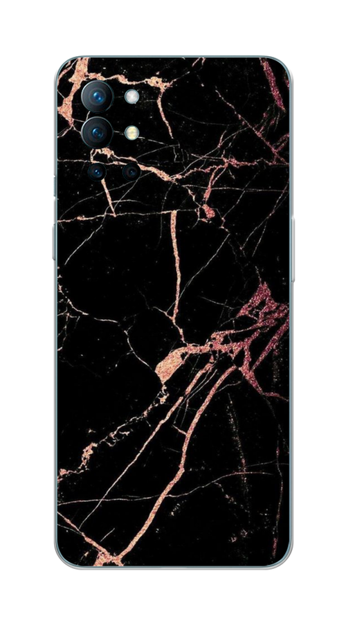 

Чехол Awog на OnePlus 9R / ВанПлас 9R "Мрамор розовое золото", Черный;розовый, 151650-3