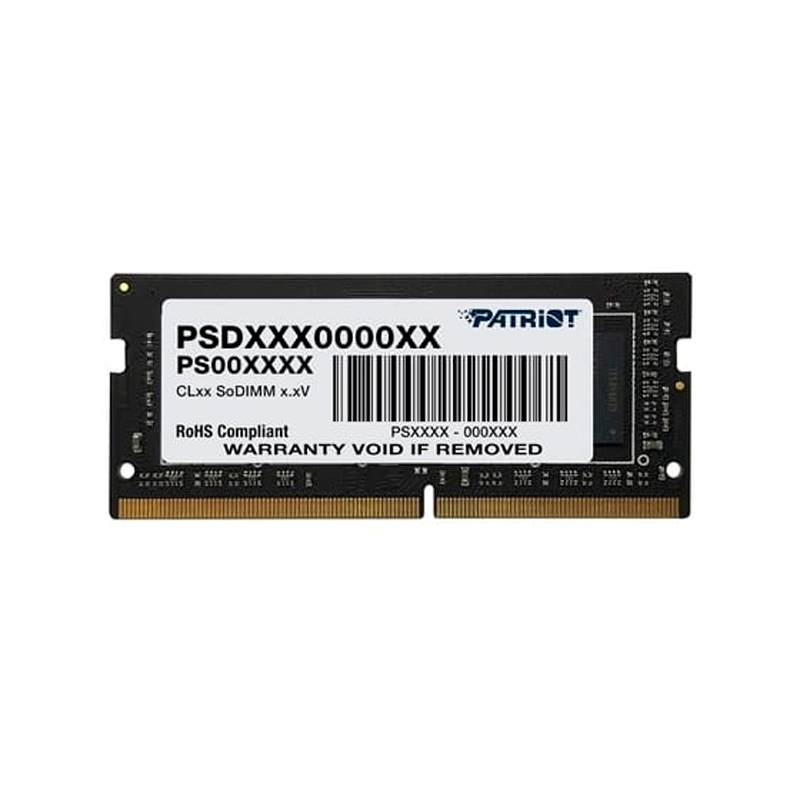 

Оперативная память Patriot Signature 4Gb DDR4 2666MHz SO-DIMM (PSD44G266641S), Signature Line