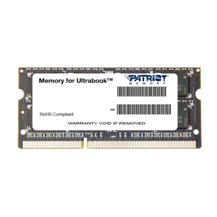 

Оперативная память Patriot 4Gb DDR-III 1333MHz SO-DIMM (PSD34G1333L2S), Signature Line