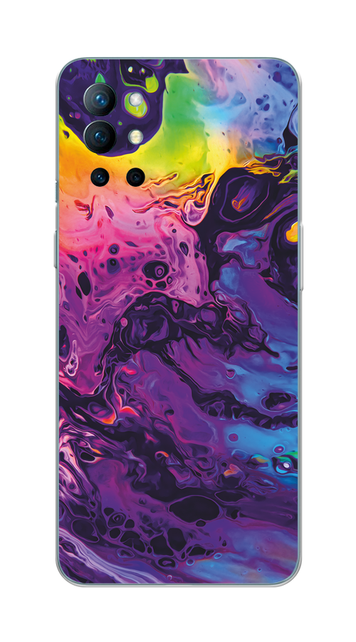 

Чехол Awog на OnePlus 9R / ВанПлас 9R "ACID fluid", Красный, 151650-3