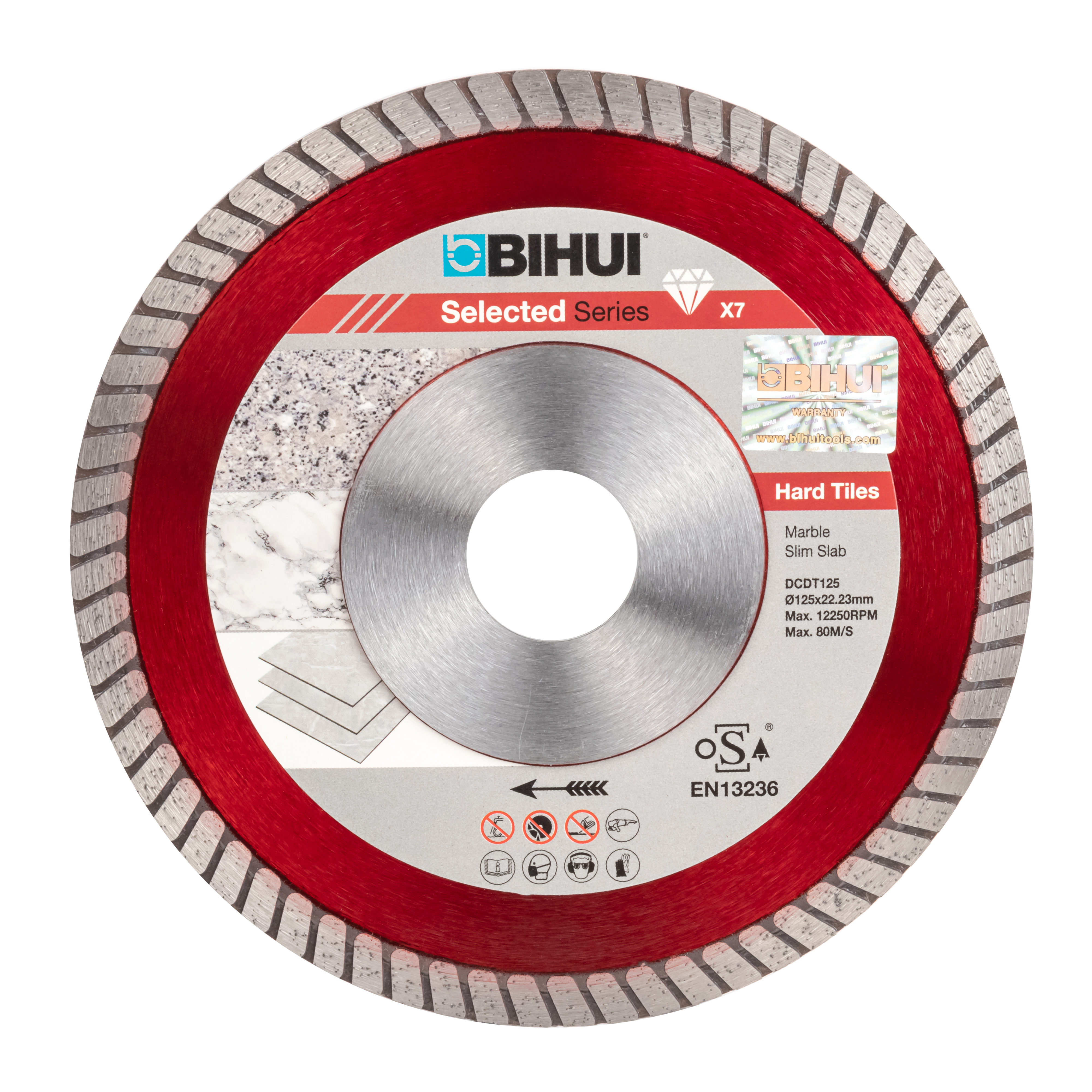 

Диск алмазный B-TURBO BIHUI 125мм арт.DCDT125, DCDT125