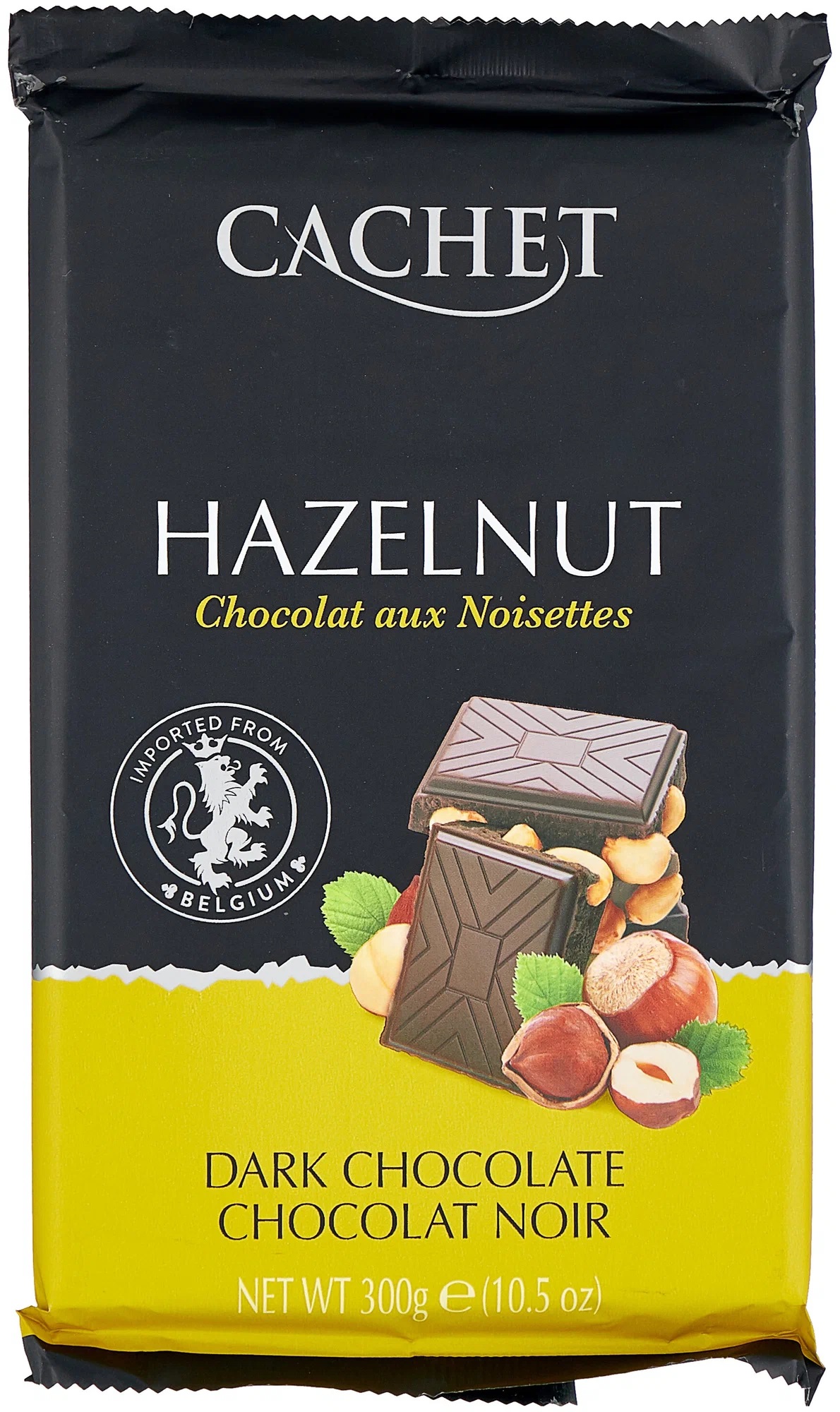 

Тёмный шоколад CACHET с лесным орехом 54% Cocoa, Бельгия, 300 г