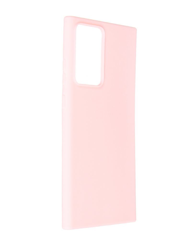 фото Чехол alwio для samsung galaxy note 20 ultra soft touch light pink astgn20upk