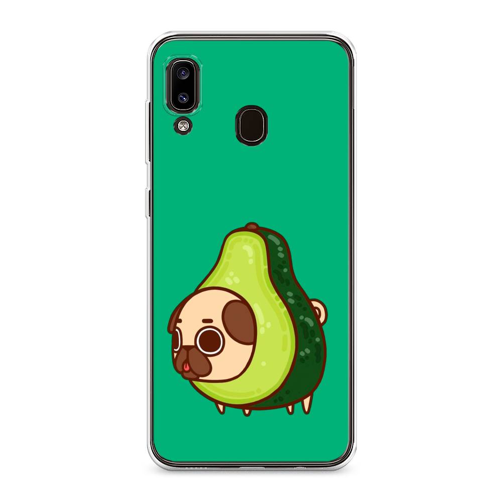

Чехол на Samsung Galaxy A30 "Мопс авокадик", Зеленый, 27550-1