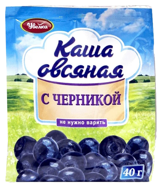 

Каша овсяная Увелка с черникой 40г