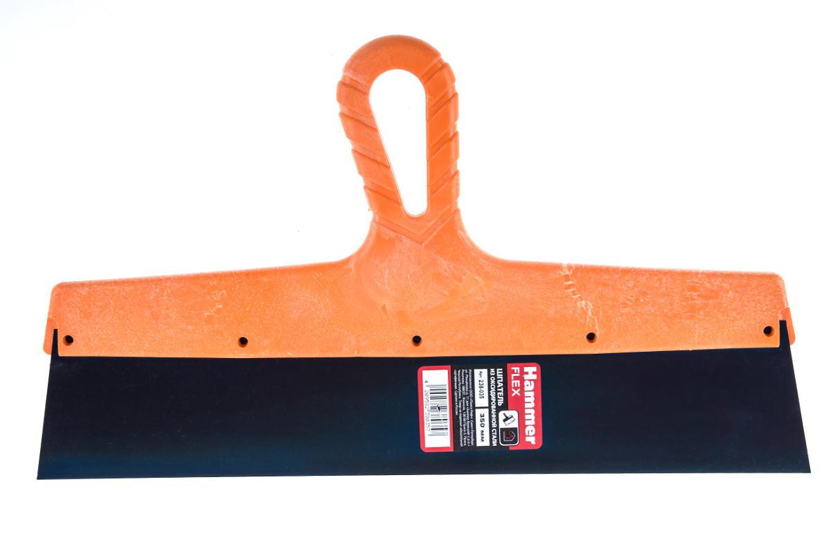 Шпатель 350мм Hammer Flex, 238-035, 539353, оранжевый