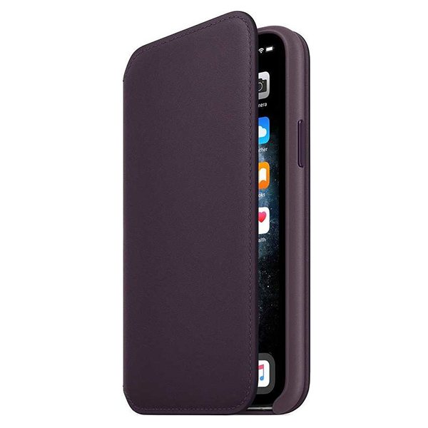 фото Чехол-книжка iphone 11 pro max фиолетовый nobrand