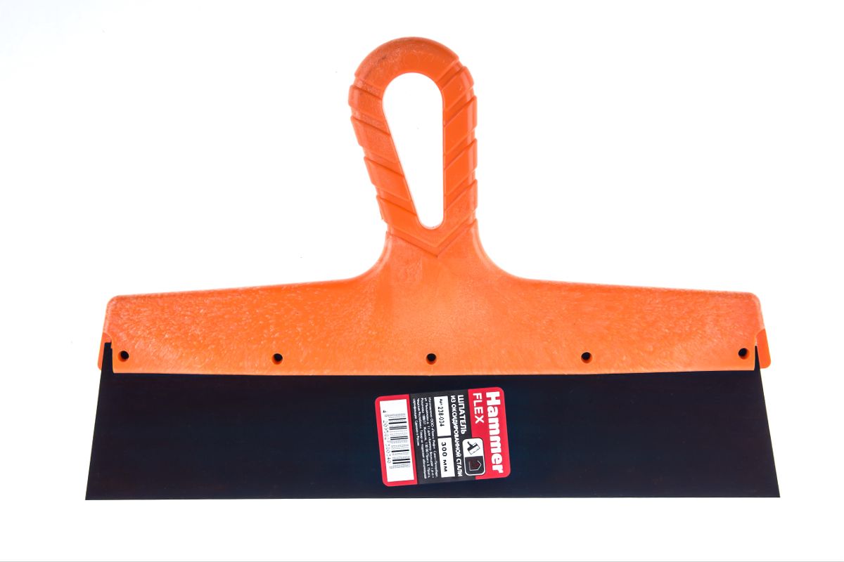 Шпатель 300мм Hammer Flex, 238-034, 539352, оранжевый