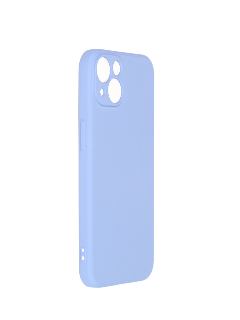 фото Чехол pero для apple iphone 13 liquid silicone light blue pcls-0069-lb