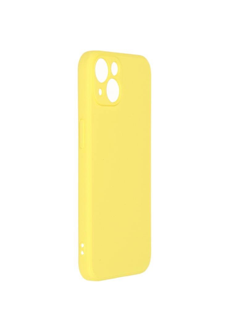 фото Чехол pero для apple iphone 13 liquid silicone yellow pcls-0069-yw