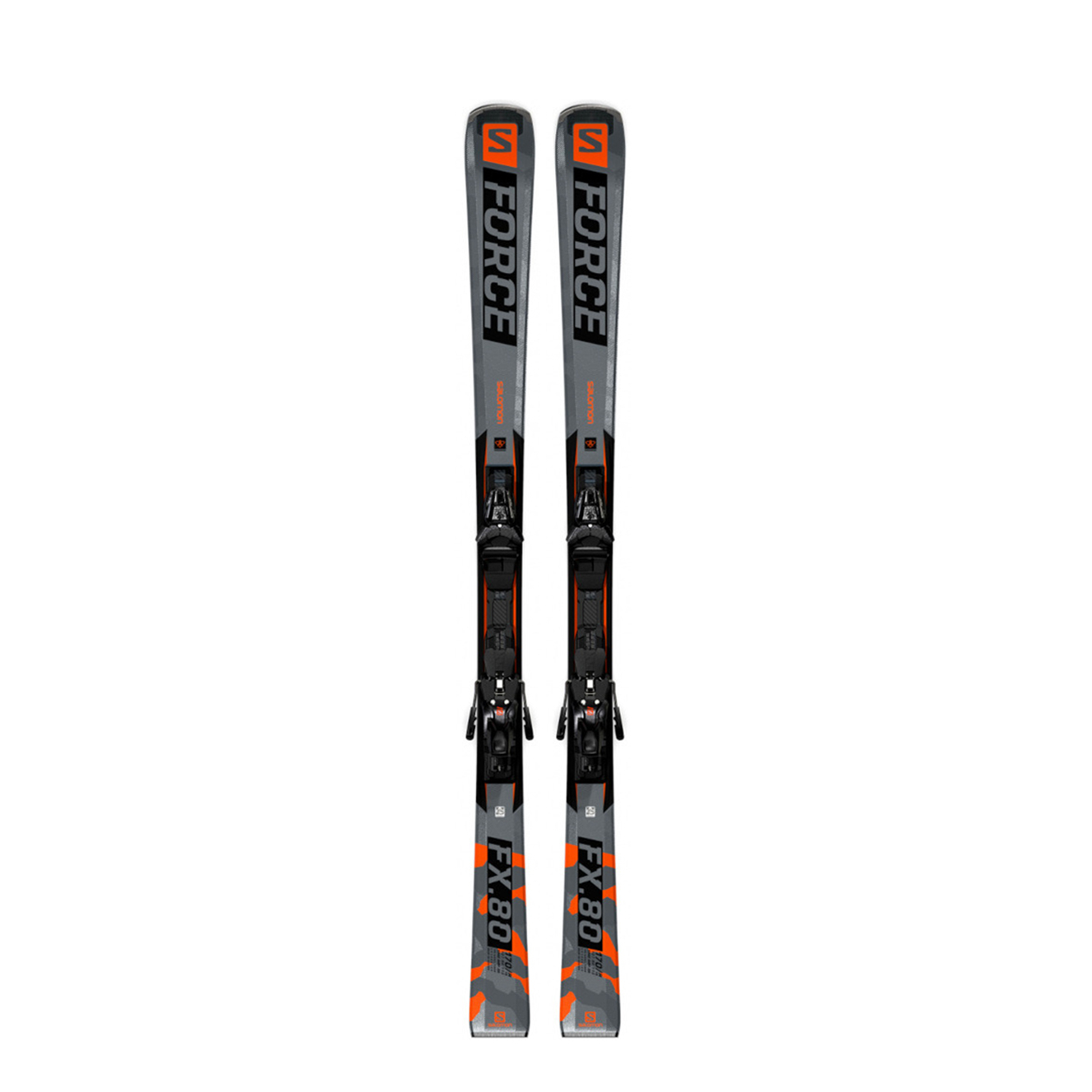 фото Горные лыжи salomon s/force x76 ti + m11 gw l80 grey (21/22) (177)