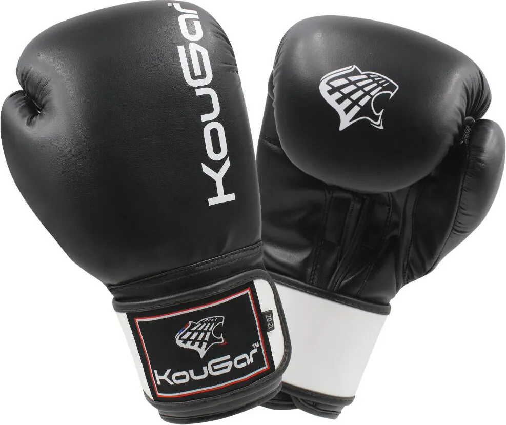 

Перчатки боксерские KouGar KO400-6 6oz, черный, Черный;белый, KO400-6