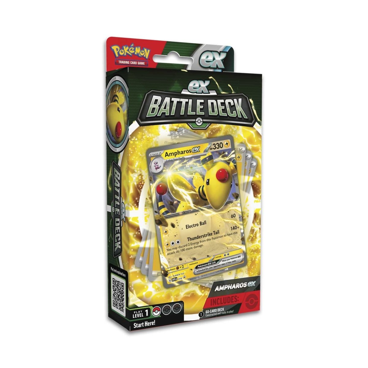 

Настольная игра Nintendo Pokemon TCG Колода EX Battle Deck Покемон Ampharos EX англ, TCG