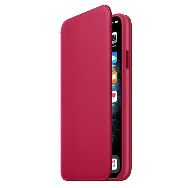 фото Чехол-книжка iphone 11 pro max малиновый nobrand