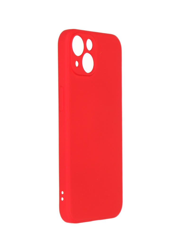 фото Чехол pero для apple iphone 13 liquid silicone red pcls-0069-rd