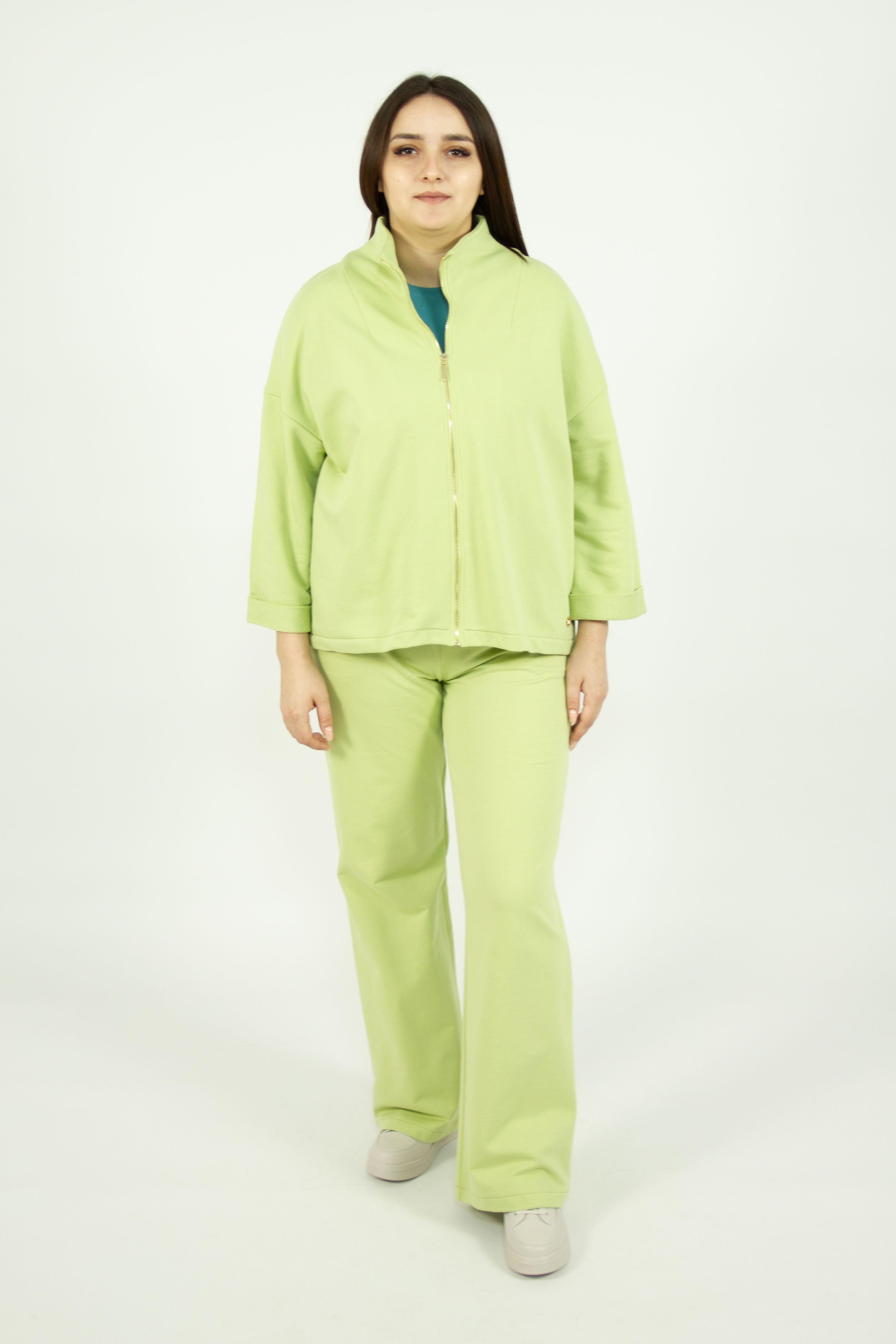 

Брюки женские 365 clothes 15615868.00 зеленые 42 RU, Зеленый, 15615868.00