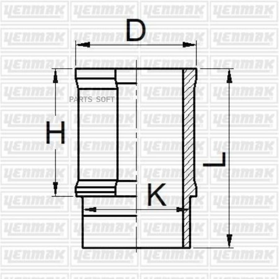 Гильза цилиндра RENAULT =75.8mm R 19-ClIo 1,4 1,4 I ENERGY