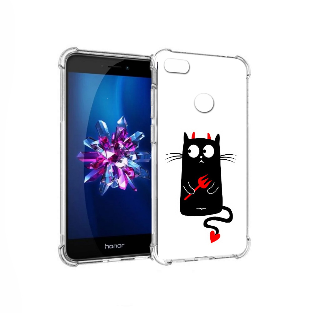 

Чехол MyPads Tocco для Honor 8 Lite Кот демон (PT62584.26.97), Прозрачный, Tocco