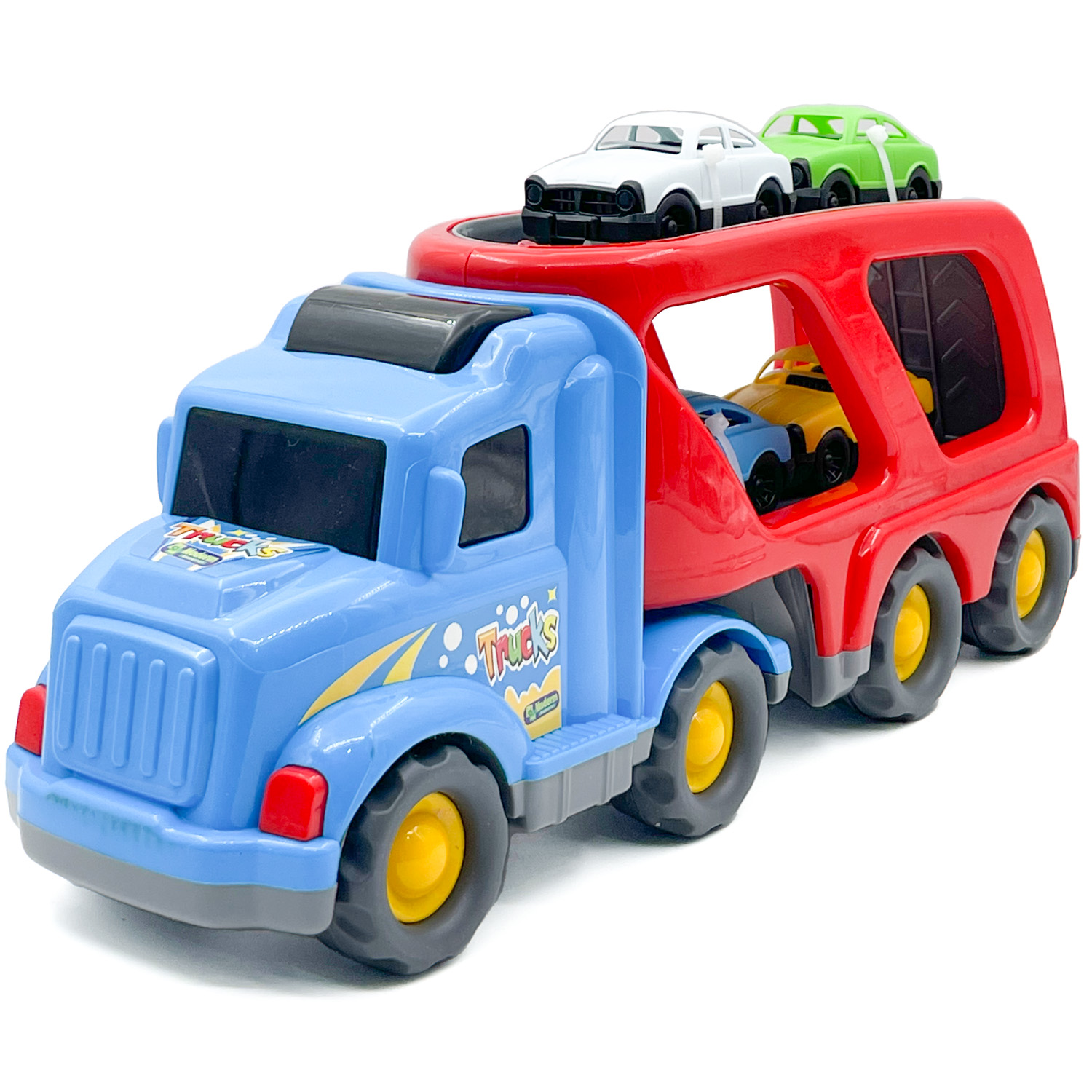 Автовоз Нижегородская игрушка с машинками Car Hauler Голубой 257