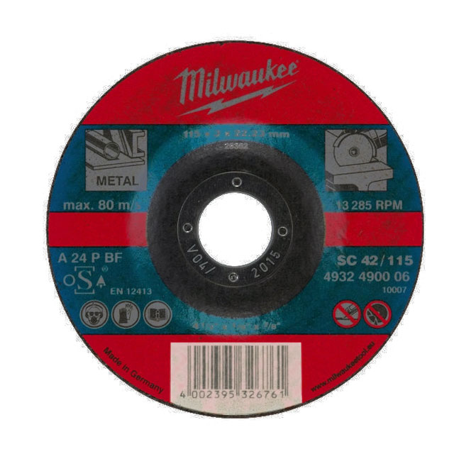 Диск отрезной по металлу Milwaukee 4932451498 230x3x222 мм 367₽