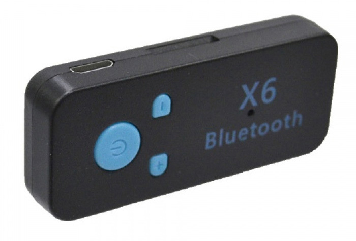 

Беспроводной автомобильный Bluetooth приемник AUX с микрофоном X6, X6