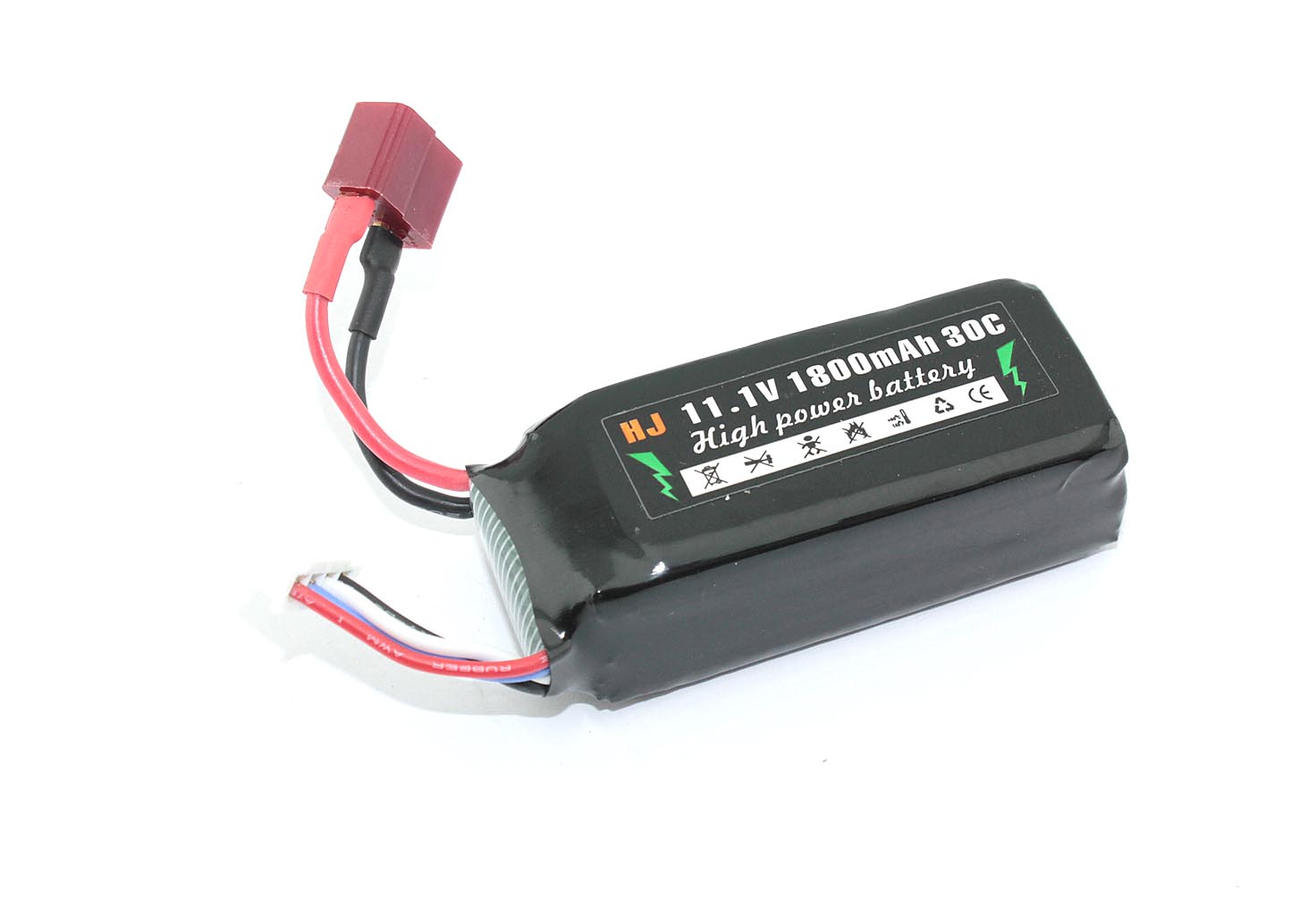 Аккумулятор Li-Pol 11.1v 802555 1800mah разъем T-plug