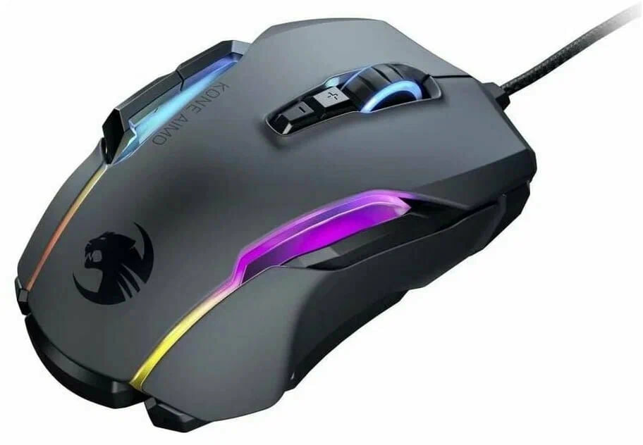 

Проводная игровая мышь ROCCAT Kone AIMO Remaste черный, Kone AIMO Remaste