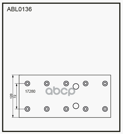 

Накладки Тормозные,Комплект Std / Wva (17280) ALLIED NIPPON арт. ABL0136