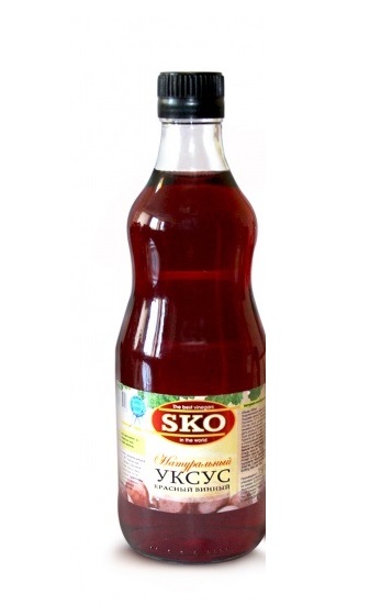 Уксус SKO винный красный 6% 500 мл