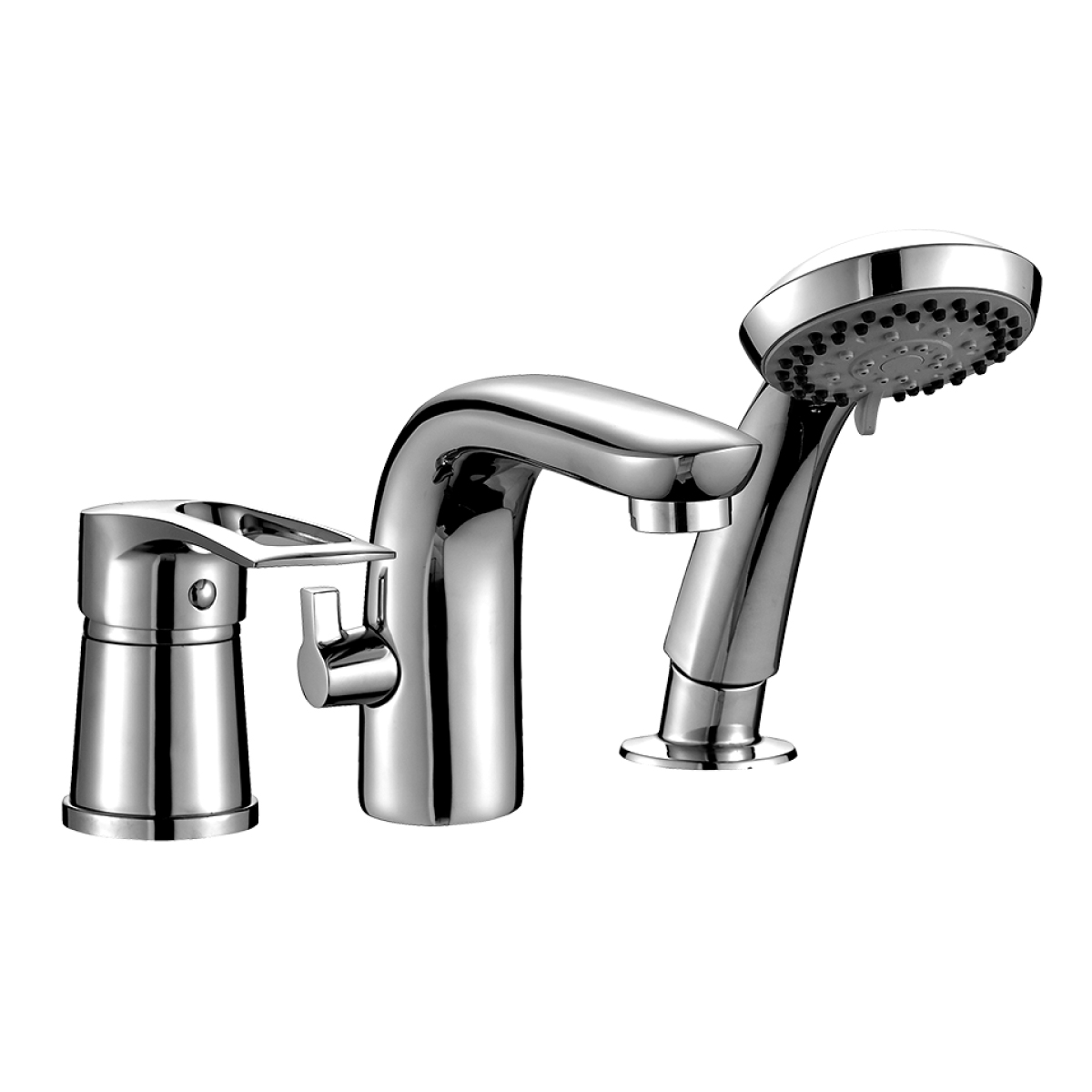 Смеситель для ванны на борт Rossinka Silvermix T40-39 хром смеситель на борт ванны grohe