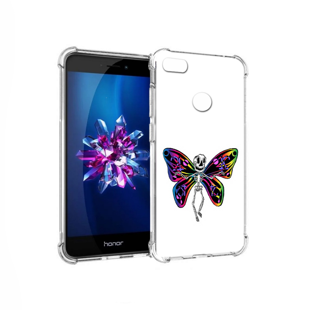 

Чехол MyPads Tocco для Honor 8 Lite эффект бабочки (PT62584.26.701), Прозрачный, Tocco