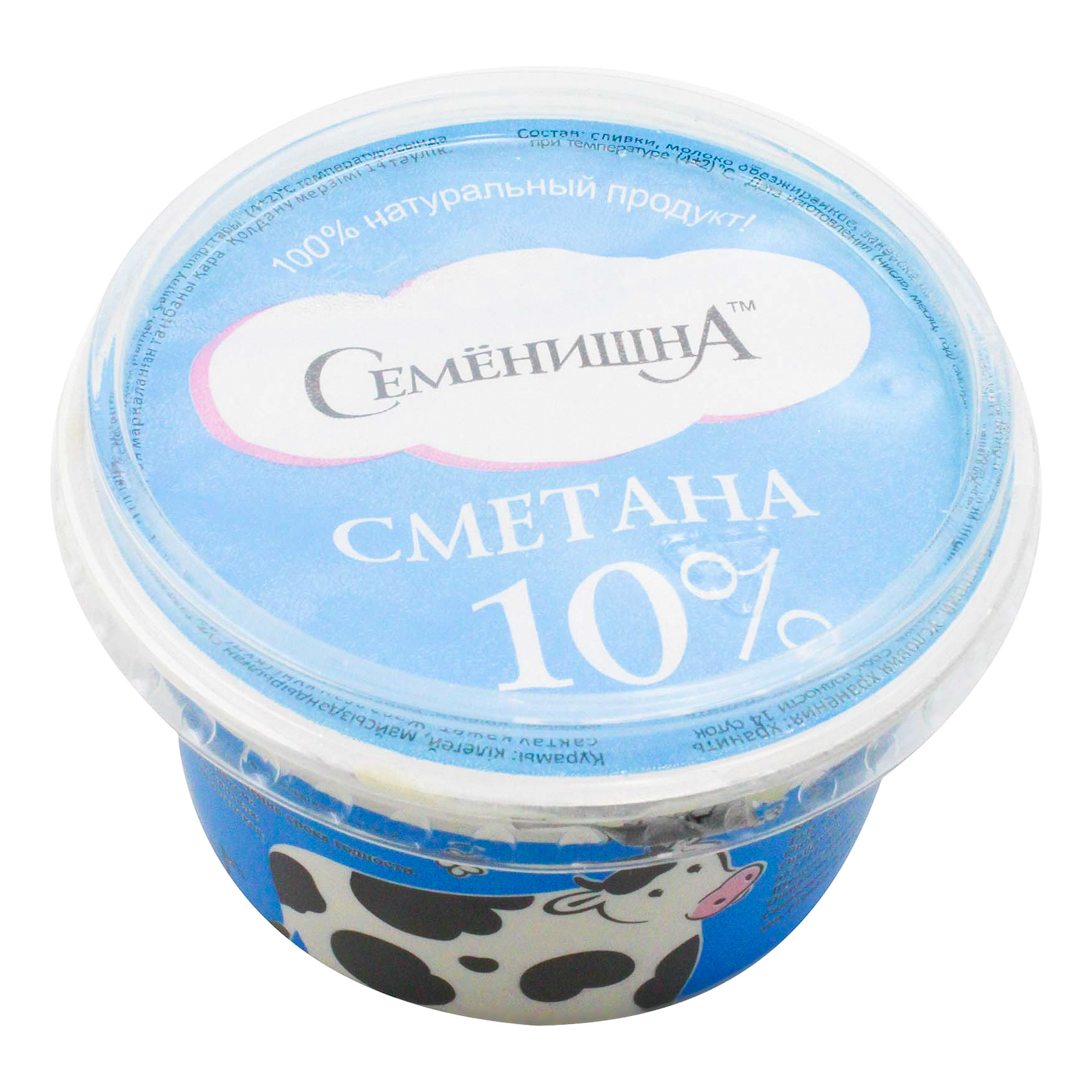 

Сметана Семенишна 10% БЗМЖ 180 г