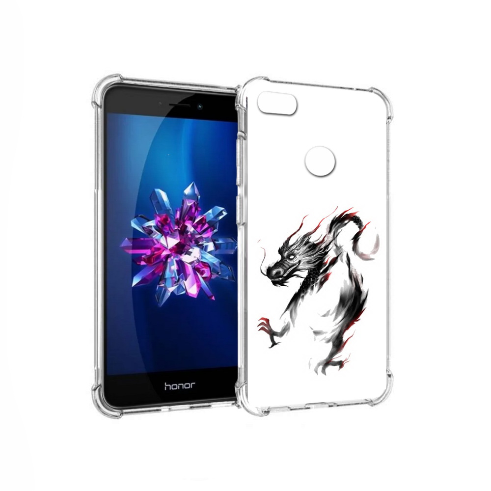 

Чехол MyPads Tocco для Honor 8 Lite черный дракон (PT62584.26.690), Прозрачный, Tocco