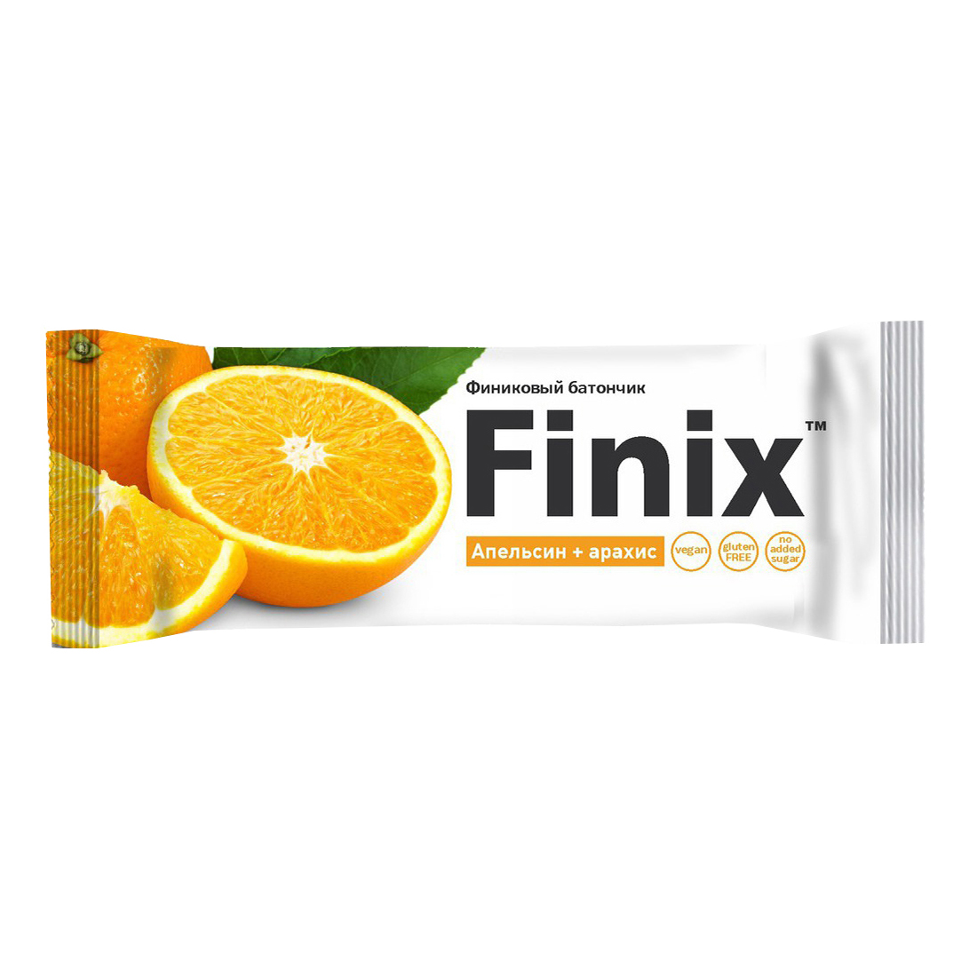 

Батончик Finix финиковый с апельсином и арахисом 30 г
