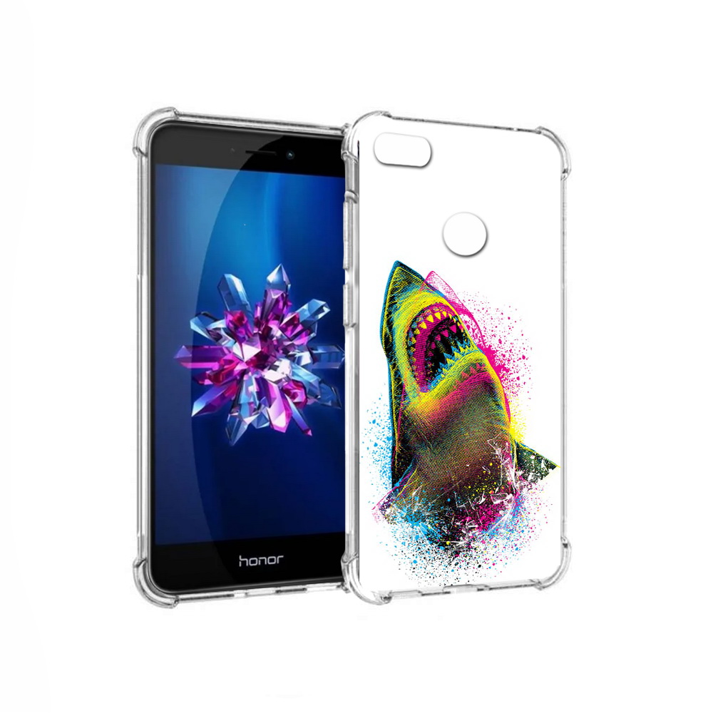

Чехол MyPads Tocco для Honor 8 Lite челюсти-2 (PT62584.26.674), Прозрачный, Tocco