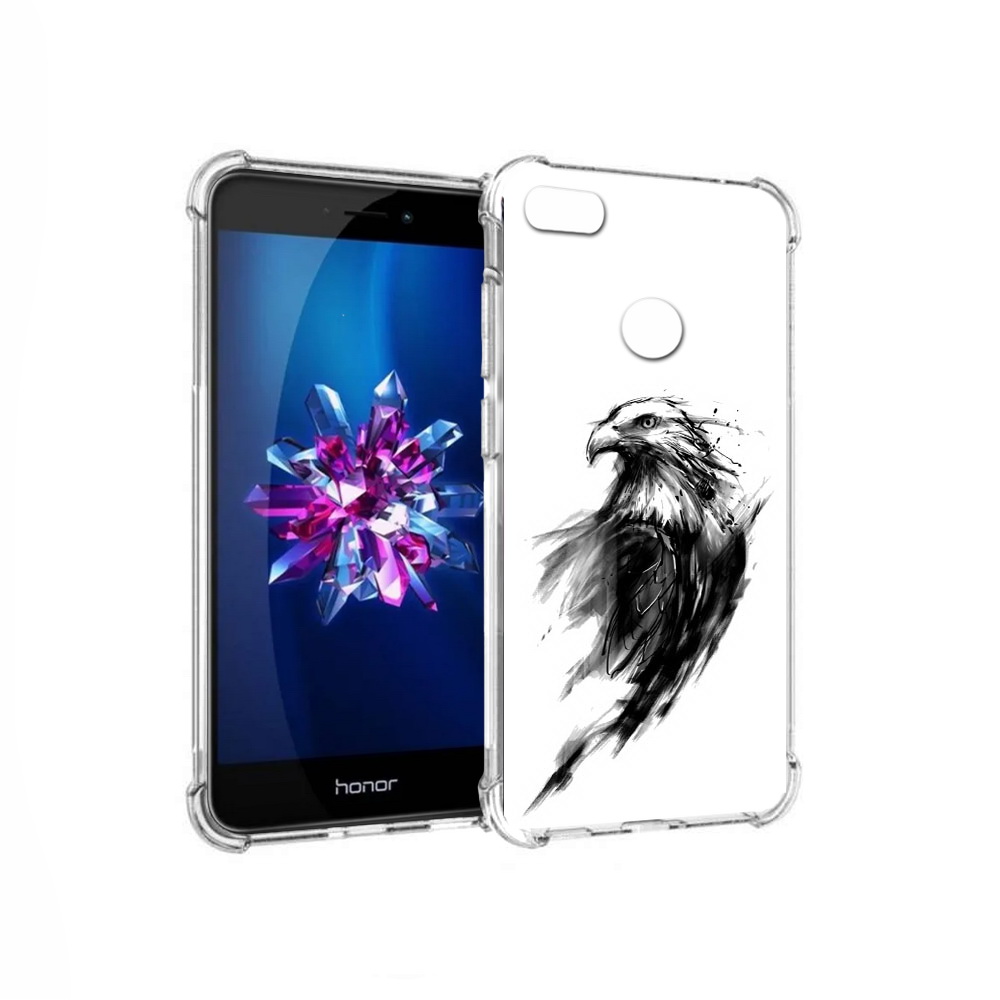 

Чехол MyPads Tocco для Honor 8 Lite чб птица (PT62584.26.670), Прозрачный, Tocco
