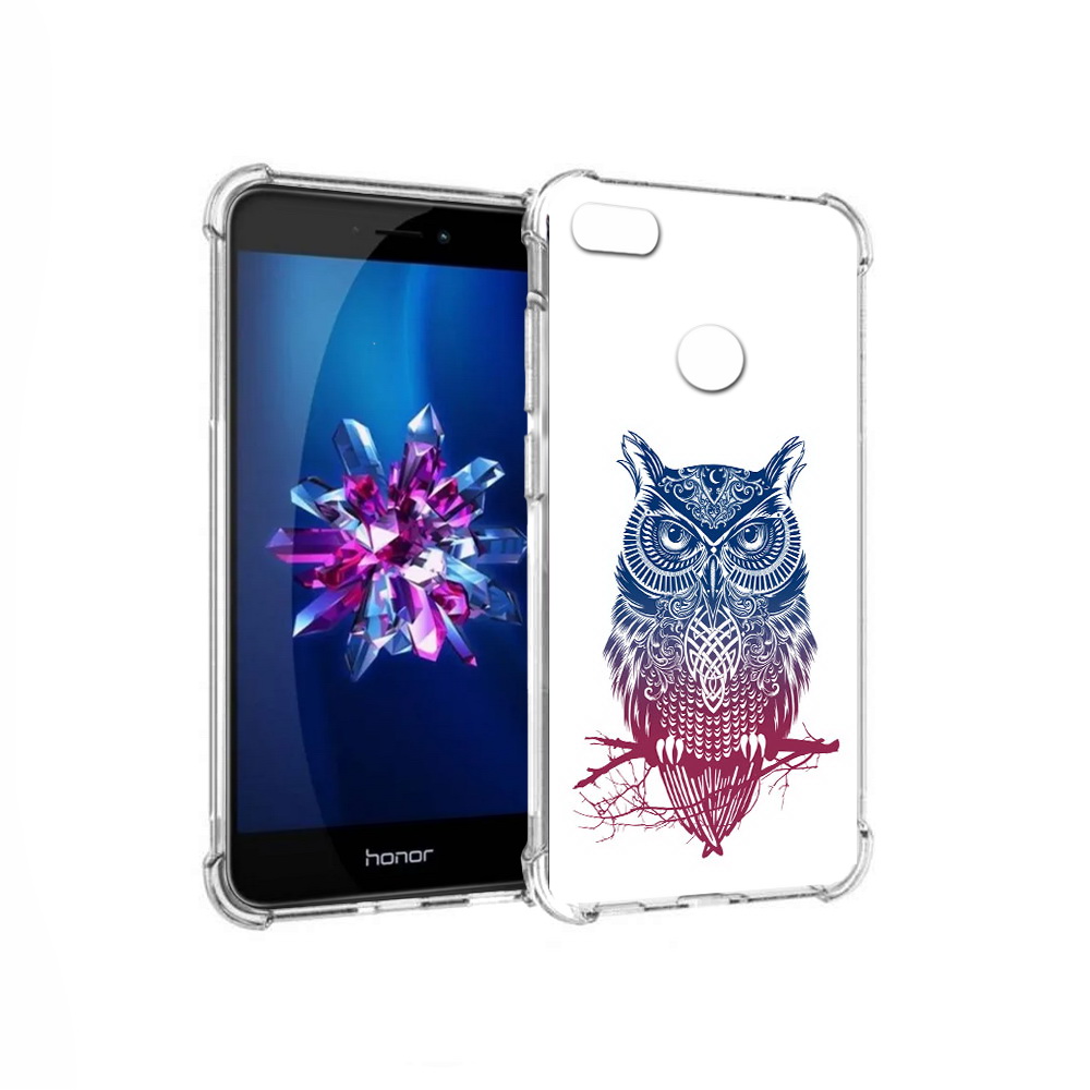 

Чехол MyPads Tocco для Honor 8 Lite хиппи сова (PT62584.26.664), Прозрачный, Tocco