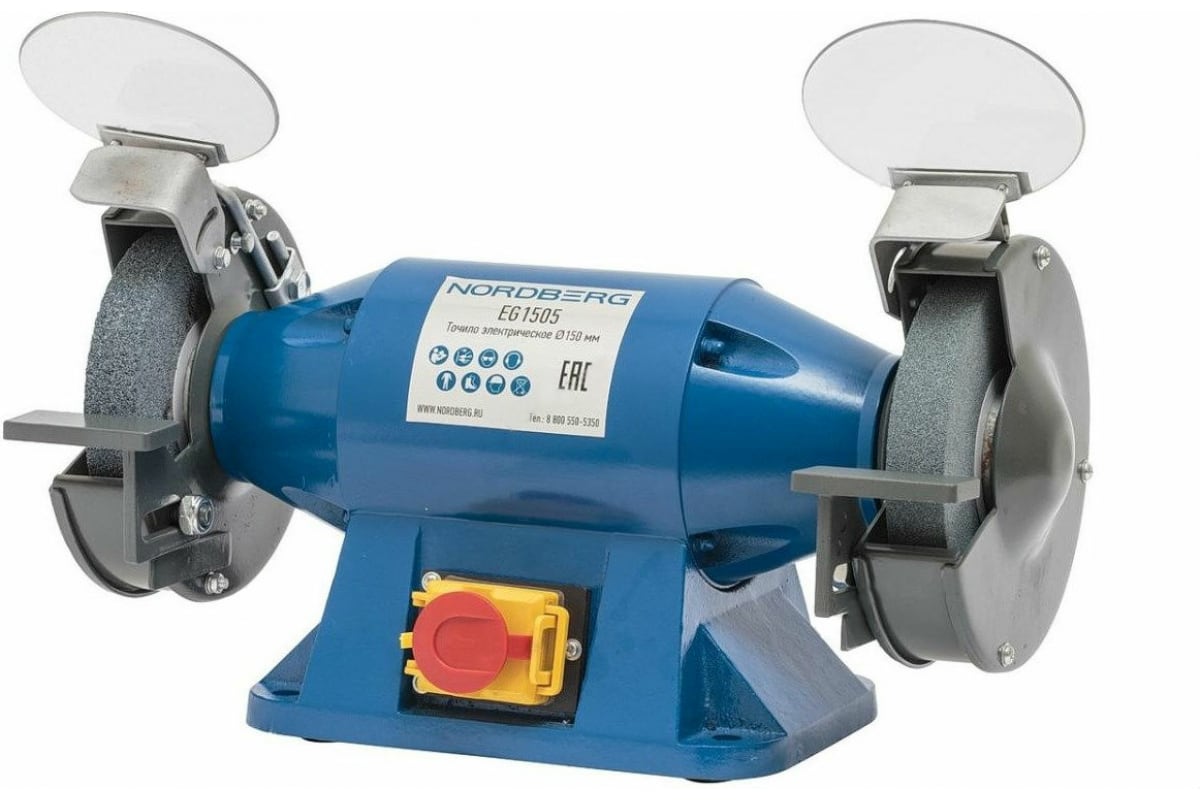 

NORDBERG EG1505 NORDBERG Настольная шлифовальная машина точило 500 Вт 1шт