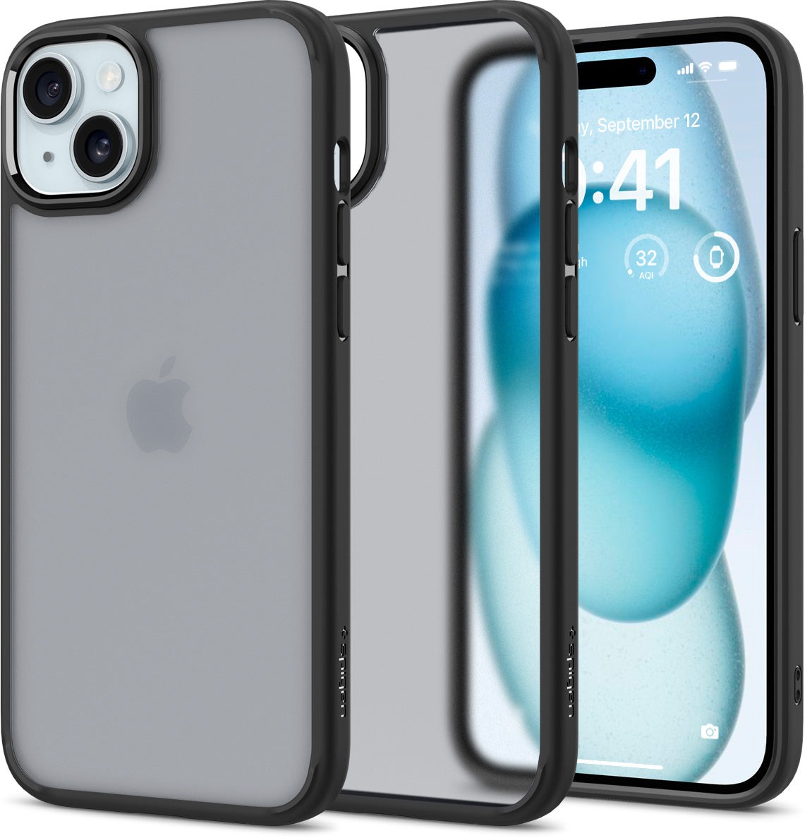 

Чехол Spigen для iPhone 15 - Ultra Hybrid - Черный - ACS06797, iPhone 15 - Ultra Hybrid